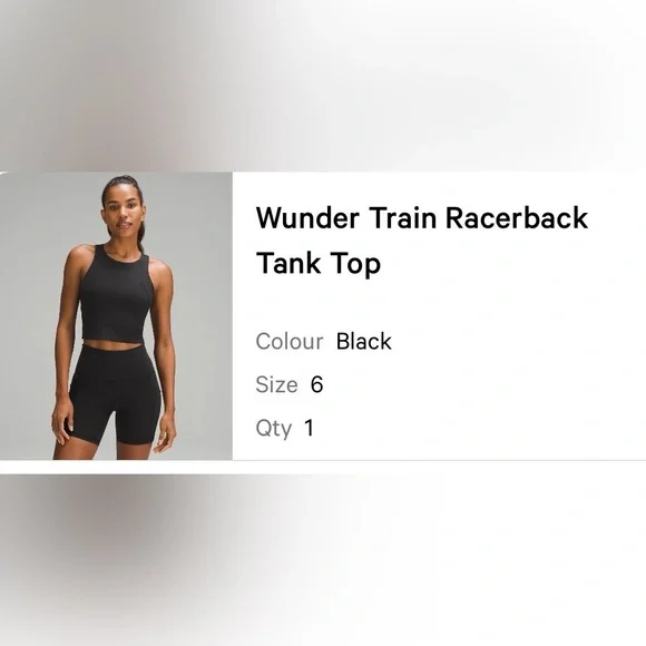 Lululemon Wunder Train Racerback Tank - Picture 1 of 3